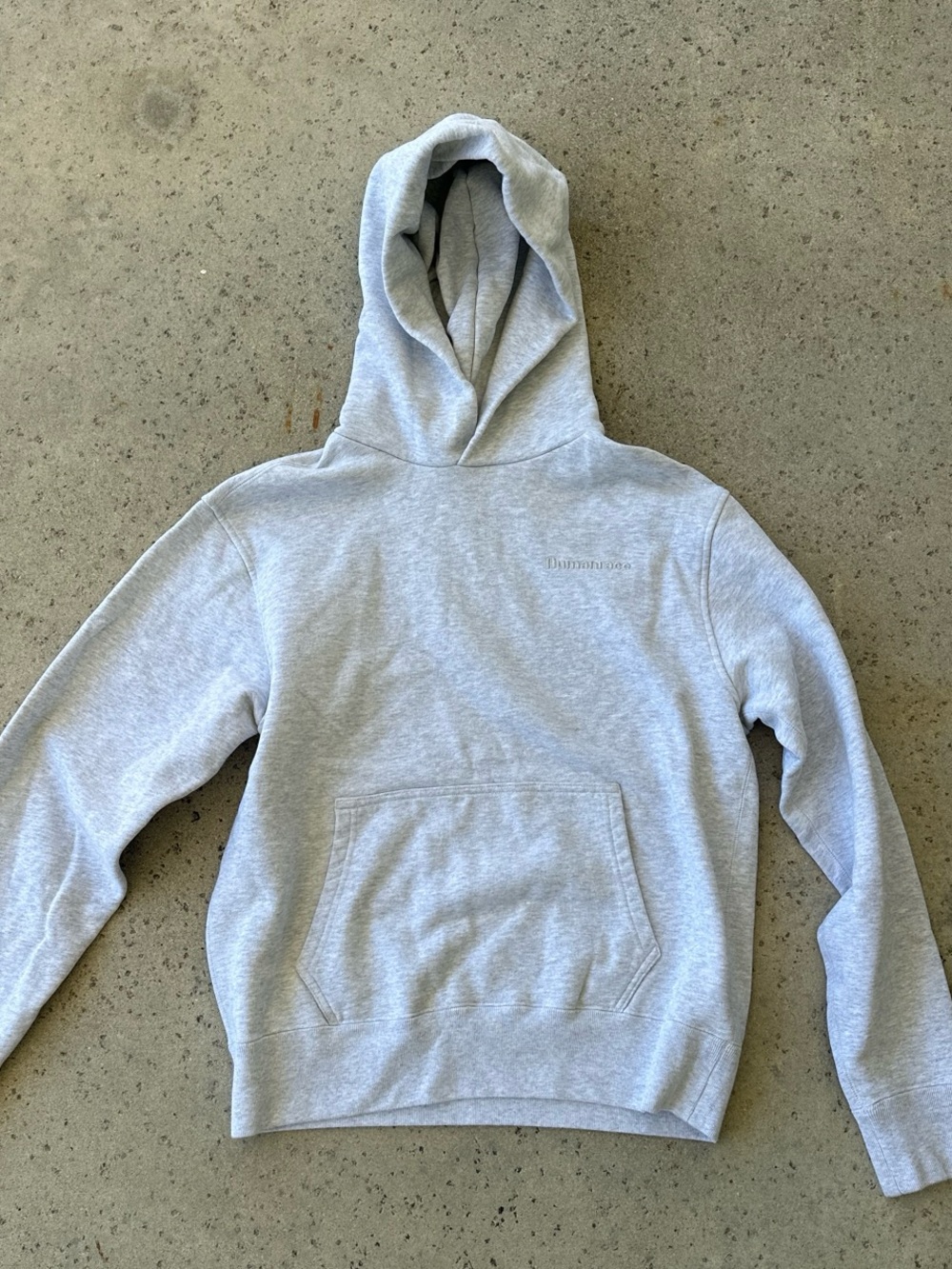 Adidas human race Gray Pullover Hoodie